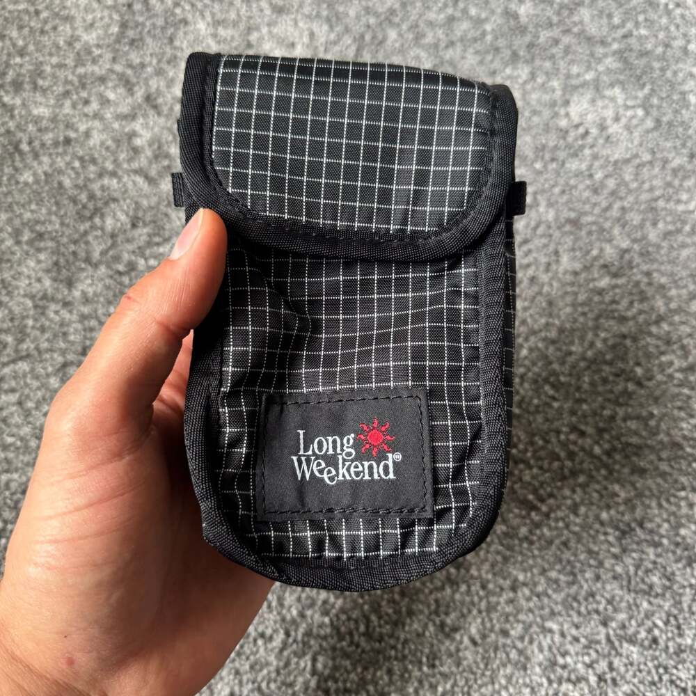 Long Weekend Grid Ripstop Accessory Pouch